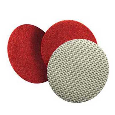 Trizact diamond pad 125 mm - Rood